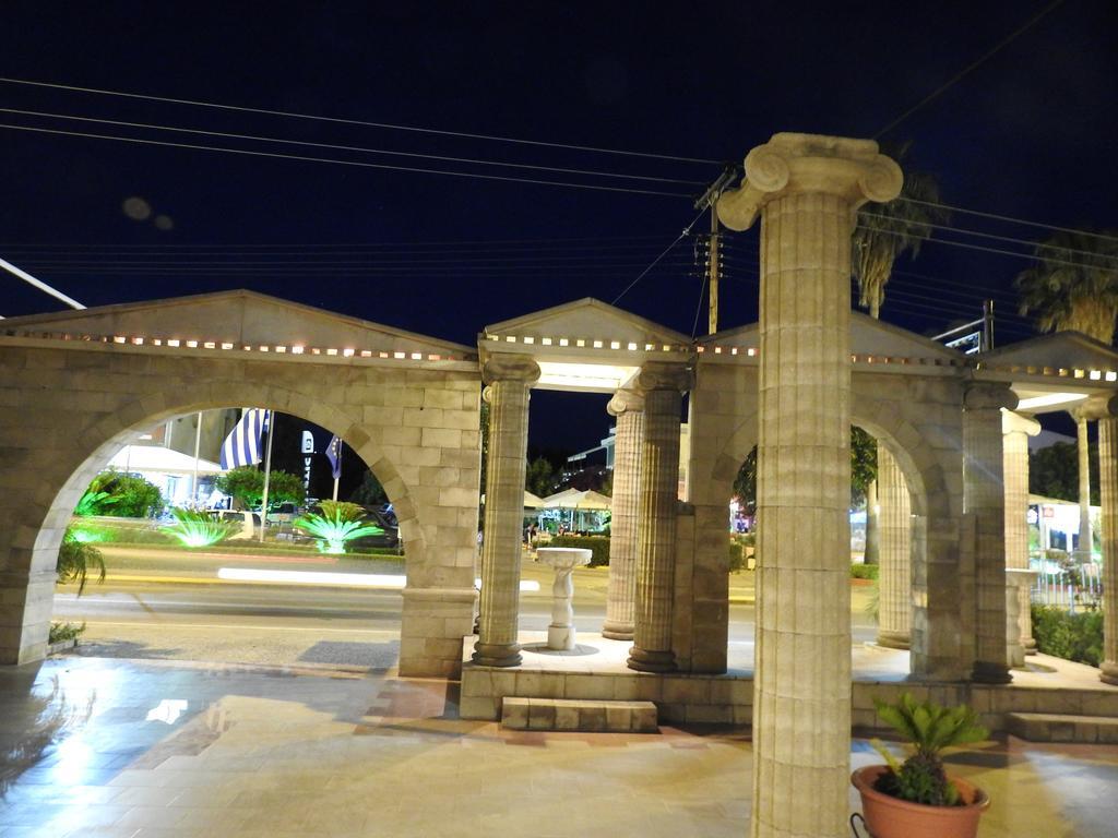 Hotel Nikos Ikies Theológos Esterno foto